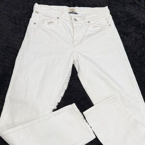 Citizens of Humanity Women's White Jeans Premium Vintage